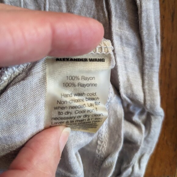 T Alexander Wang Basic Long Sleeve T-Shirt - Picture 6 of 7